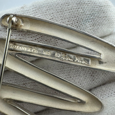 Tiffany & Co Paloma Picasso Scribble Brooch 925 Sterling Silver