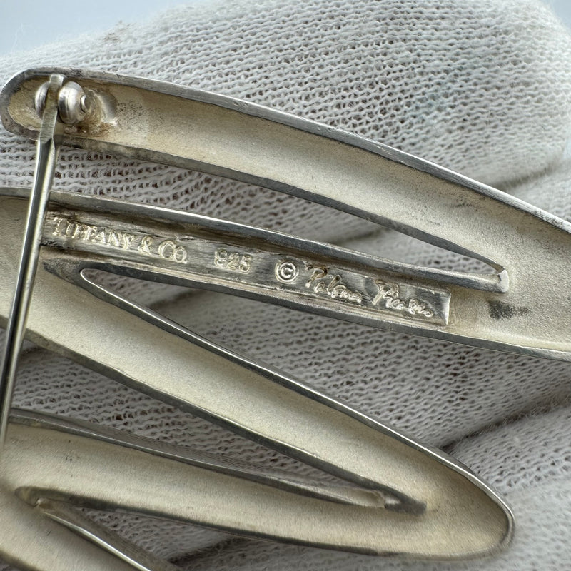 Tiffany & Co Paloma Picasso Scribble Brooch 925 Sterling Silver