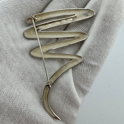 Tiffany & Co Paloma Picasso Scribble Brooch 925 Sterling Silver