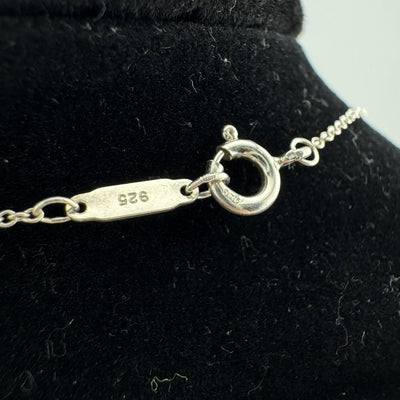 Tiffany & Co Folded Heart 925 Sterling Silver Pendant Necklace