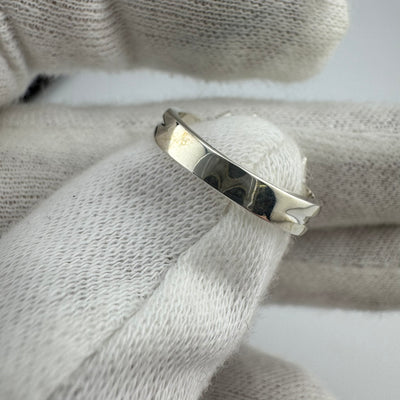 Tiffany & Co Stars Triple Star 925 Sterling Silver Ring Size 5 US