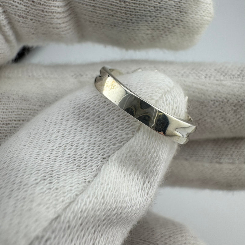 Tiffany & Co Stars Triple Star 925 Sterling Silver Ring Size 5 US