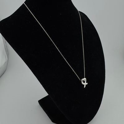Tiffany & Co Paloma Picasso Loving Heart 925 Sterling Silver Necklace