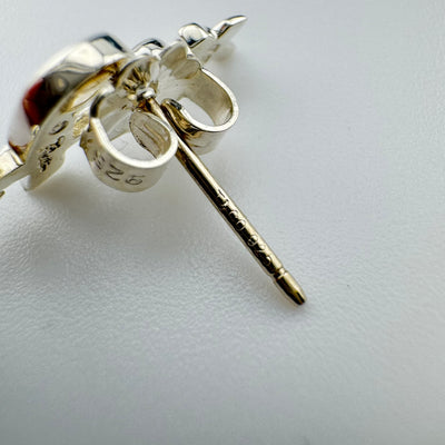 Tiffany & Co Paloma Picasso Loving Heart Arrow 925 Sterling Silver Earrings