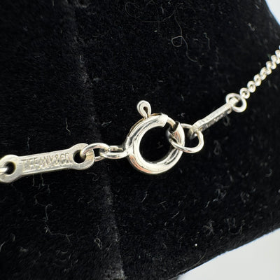 Tiffany & Co Elsa Peretti Open Heart 925 Sterling Silver Pendant Necklace