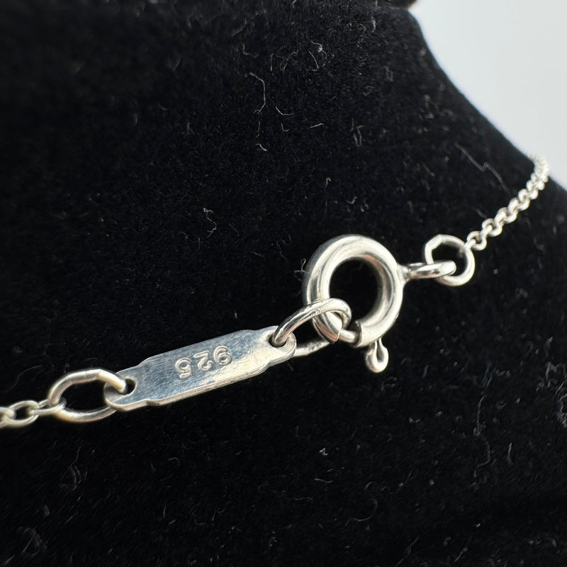 Tiffany & Co Signature X 925 Sterling Silver Pendant Necklace