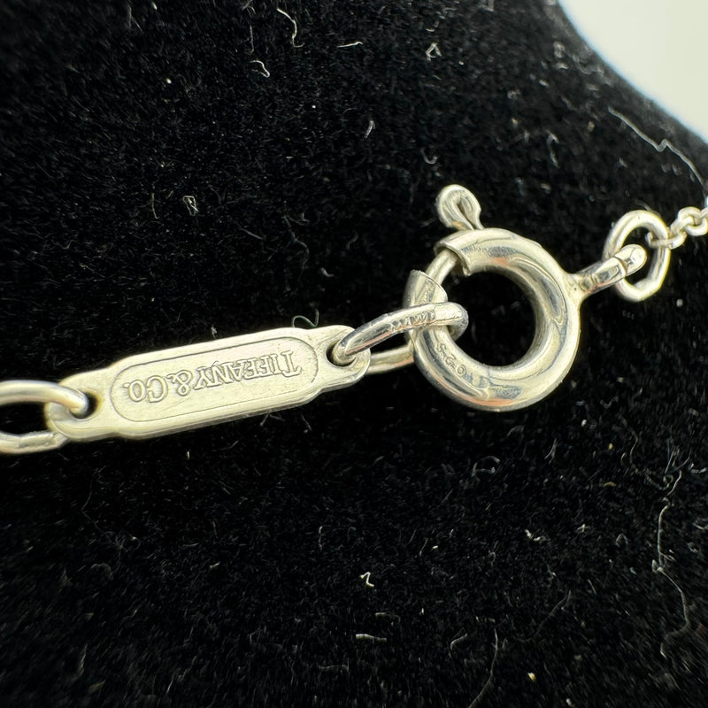 Tiffany & Co Signature X 925 Sterling Silver Pendant Necklace
