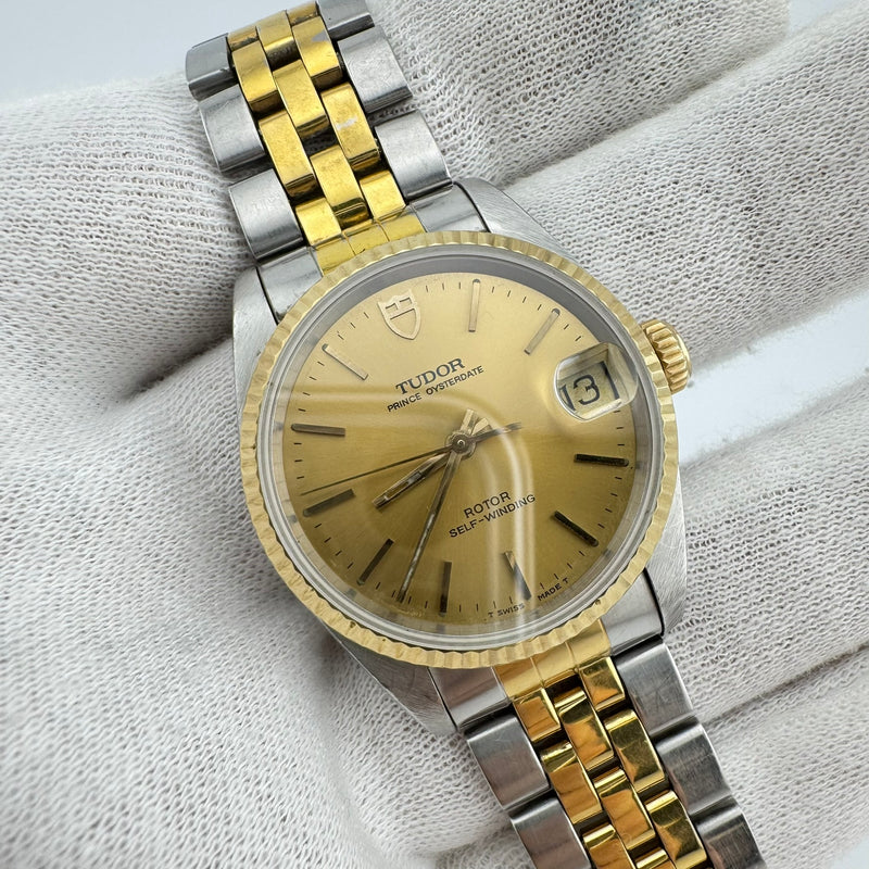 TUDOR Prince Oysterdate REF 72033 Two-Tone Automatic Dress Watch