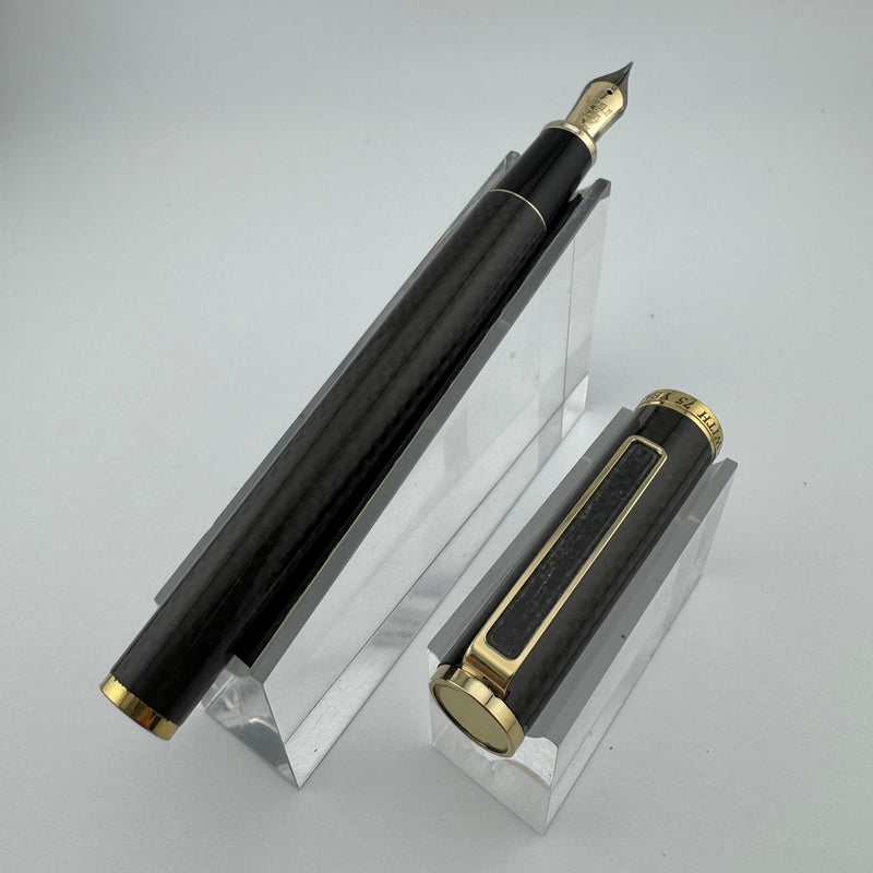 Sailor Profit 75th Anniversary Edition Carbon Fiber Fountain Pen 14K Gold Medium Nib