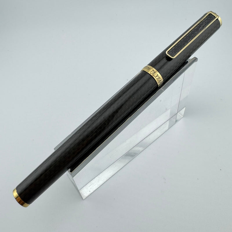 Sailor Profit 75th Anniversary Edition Carbon Fiber Fountain Pen 14K Gold Medium Nib