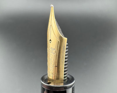 Montblanc Meisterstück No. 146 Fountain Pen 14K Gold Fine Nib Serviced
