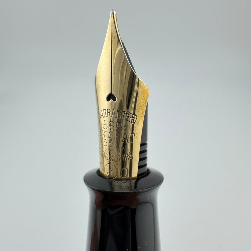 Ban-Ei Kamakura-Bori Fountain Pen 14K Gold G.K. 50 Nib Serviced