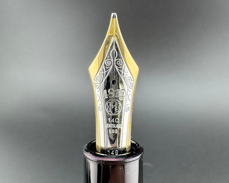 Montblanc Meisterstück No. 149 Fountain Pen 14C Gold Medium Nib Serviced