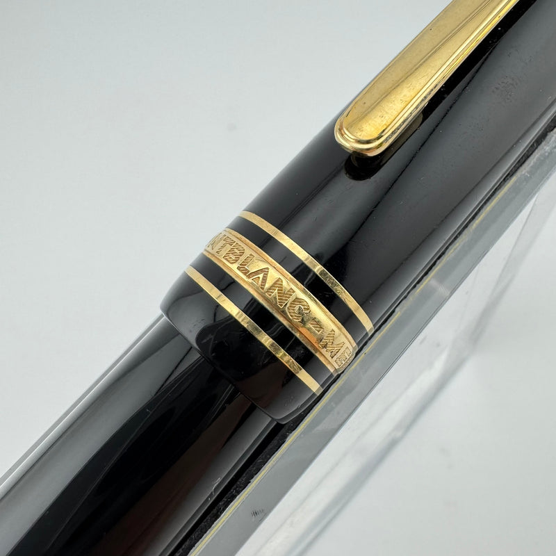 Montblanc Meisterstück No. 146 Fountain Pen 18C Gold B-BBB Flex Nib Serviced