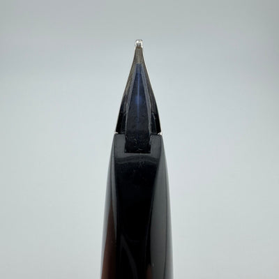 Pilot Elite Checkered Steel Pocket Fountain Pen 18K Gold Broad Nib