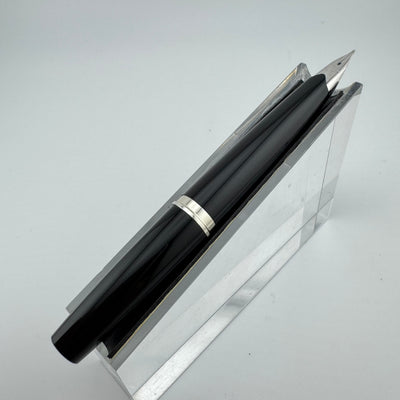 Pilot Elite Checkered Steel Pocket Fountain Pen 18K Gold Medium Nib