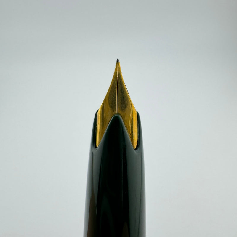 Montblanc Meisterstück No. 72 Green Fountain Pen 18C Gold EF Nib Serviced