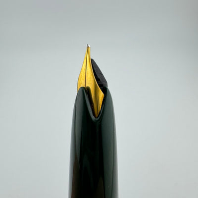 Montblanc Meisterstück No. 72 Green Fountain Pen 18C Gold EF Nib Serviced