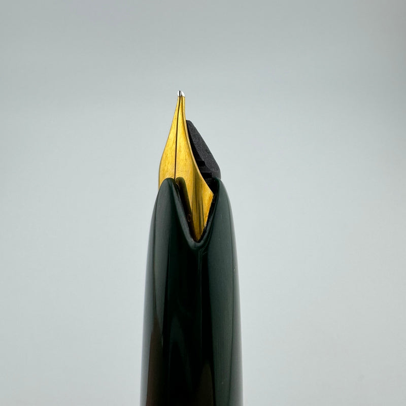 Montblanc Meisterstück No. 72 Green Fountain Pen 18C Gold EF Nib Serviced