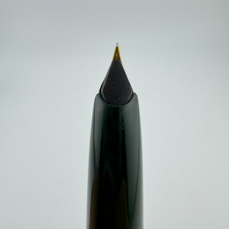 Montblanc Meisterstück No. 72 Green Fountain Pen 18C Gold EF Nib Serviced