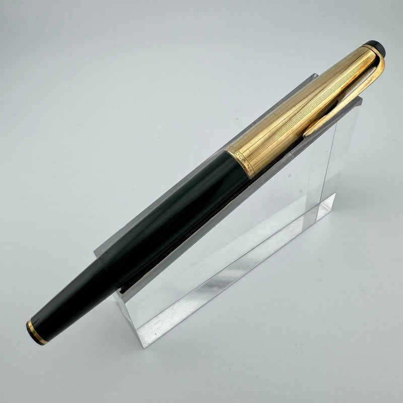 Montblanc Meisterstück No. 72 Green Fountain Pen 18C Gold EF Nib Serviced