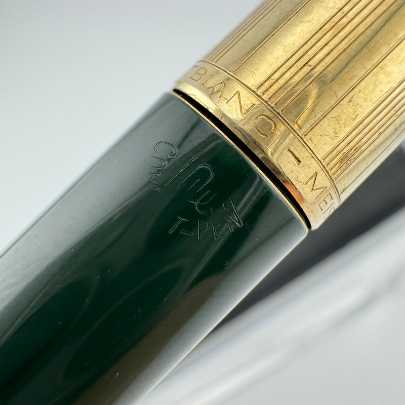 Montblanc Meisterstück No. 72 Green Fountain Pen 18C Gold EF Nib Serviced