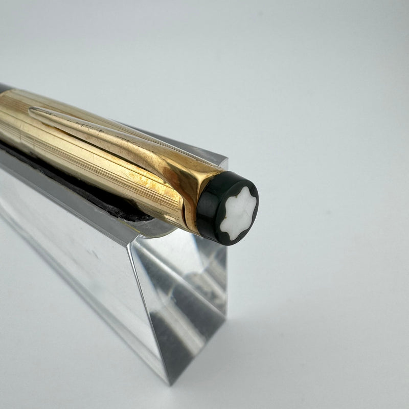 Montblanc Meisterstück No. 72 Green Fountain Pen 18C Gold EF Nib Serviced