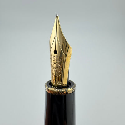 Montblanc Meisterstück No. 144 Burgundy Classique Fountain Pen 14K Gold Fine Nib
