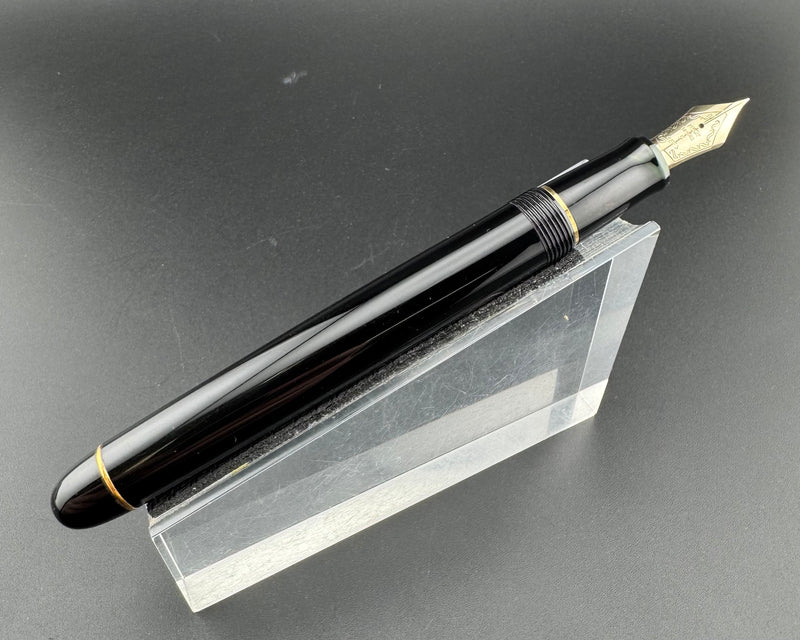 Pilot Custom 74 Black Resin Fountain Pen 14K Gold Extra-Fine Nib Jul 1996