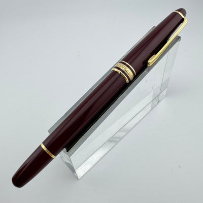Montblanc Meisterstück No. 144 Burgundy Classique Fountain Pen 14K Gold Fine Nib