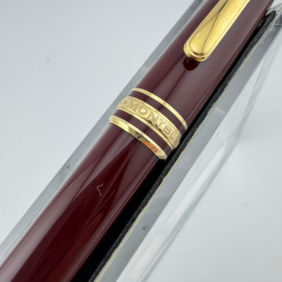 Montblanc Meisterstück No. 144 Burgundy Classique Fountain Pen 14K Gold Fine Nib