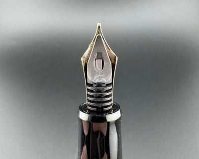 Pilot Custom 74 Black Resin Fountain Pen 14K Gold Medium Nib Apr 1995
