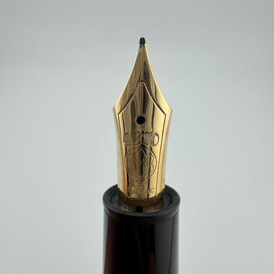Montblanc Meisterstück No. 146 Fountain Pen 14K Gold Fine Nib Serviced