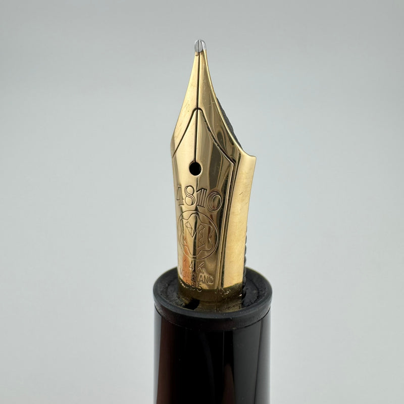 Montblanc Meisterstück No. 146 Fountain Pen 14K Gold Fine Nib Serviced
