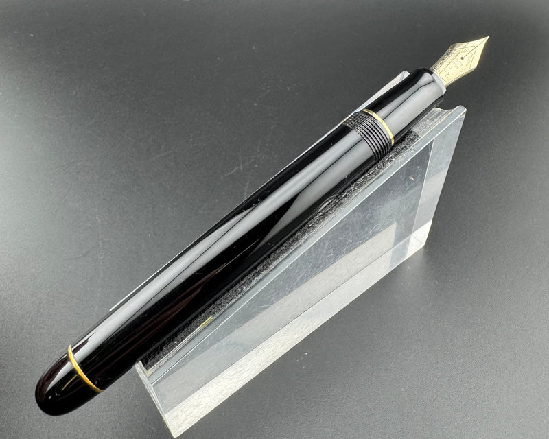 Pilot Custom 74 Black Resin Fountain Pen14K Gold Fine Nib Aug 1995