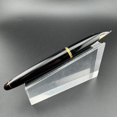 Pilot Custom Elite Black Resin Fountain Pen 18K Gold Fine Nib Mar 30 1971