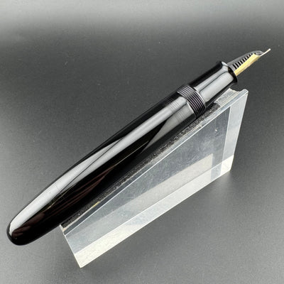 Ban-Ei Urushi Ebonite Eyedropper Fountain Pen 14K Gold Extra-Fine G.K. Nib