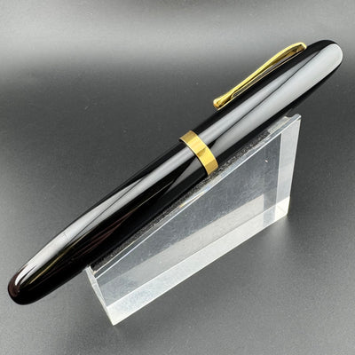 Ban-Ei Urushi Ebonite Eyedropper Fountain Pen 14K Gold Extra-Fine G.K. Nib