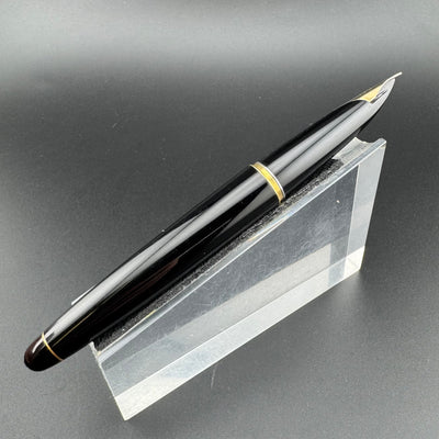 Pilot Custom Elite Black Resin Fountain Pen 18K Gold Fine Nib Jan 5 1972