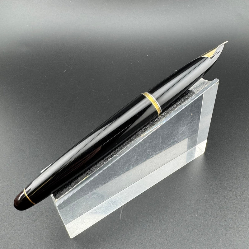 Pilot Custom Elite Black Resin Fountain Pen 18K Gold Fine Nib Jan 5 1972