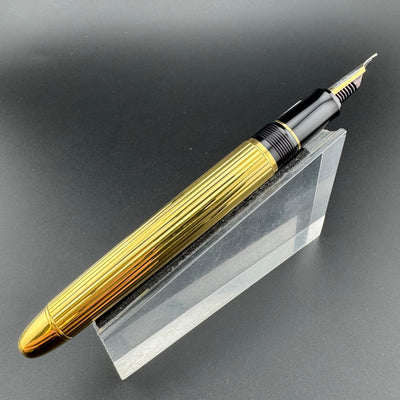 Pilot Custom 748 FKK-8000G-S Gold Stripe Fountain Pen 18K Gold Med Nib Jul 1993