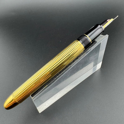 Pilot Custom 748 FKK-8000G-S Gold Stripe Fountain Pen 18K Gold Med Nib Jul 1993