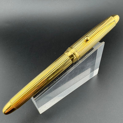 Pilot Custom 748 FKK-8000G-S Gold Stripe Fountain Pen 18K Gold Med Nib Jul 1993