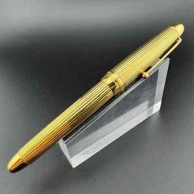 Pilot Custom 748 FKK-8000G-S Gold Stripe Fountain Pen 18K Gold Med Nib Jul 1993