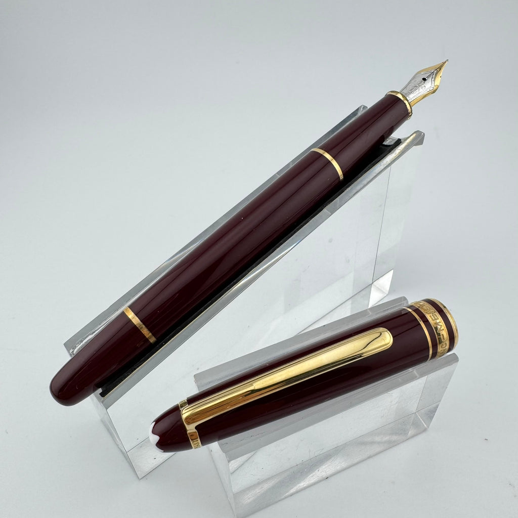Montblanc Meisterstück No. 144 Burgundy Classique Fountain Pen 14K