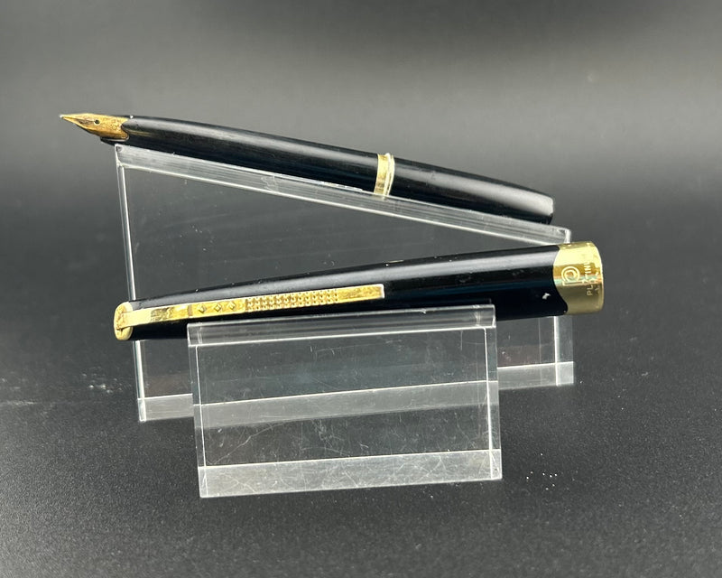 Platinum Black Pocket Pen 18K Gold, F Nib