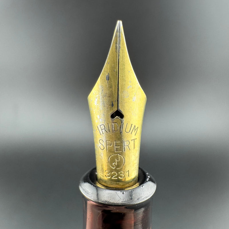 Yotsubishi Spert Kinpen Seisakusho Urushi Eyedropper Steel Fine Nib Serviced