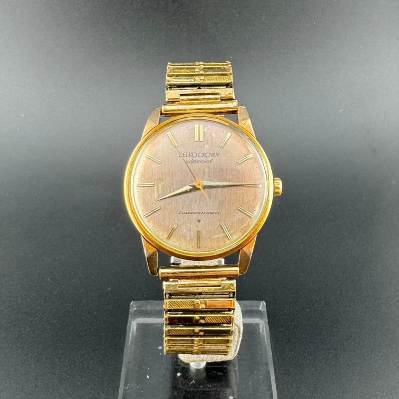 Seiko Crown Special Ref. J14100E Gold Plated Mechanical Dress Watch