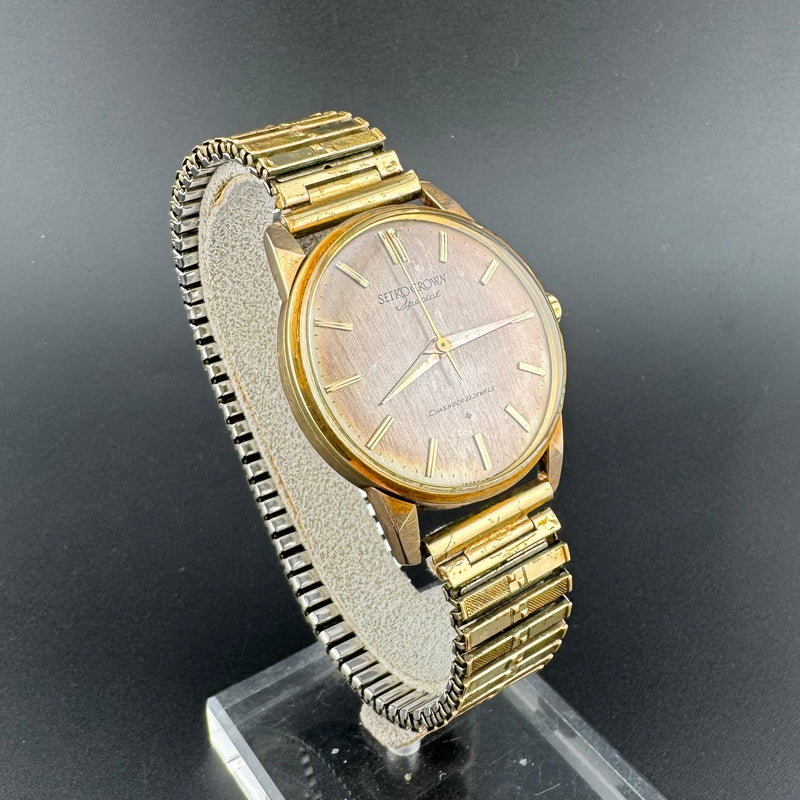Seiko Crown Special Ref. J14100E Gold Plated Mechanical Dress Watch