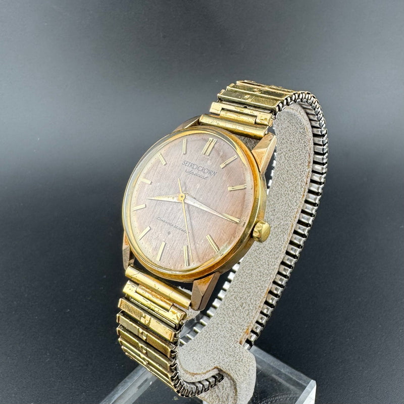 Seiko Crown Special Ref. J14100E Gold Plated Mechanical Dress Watch